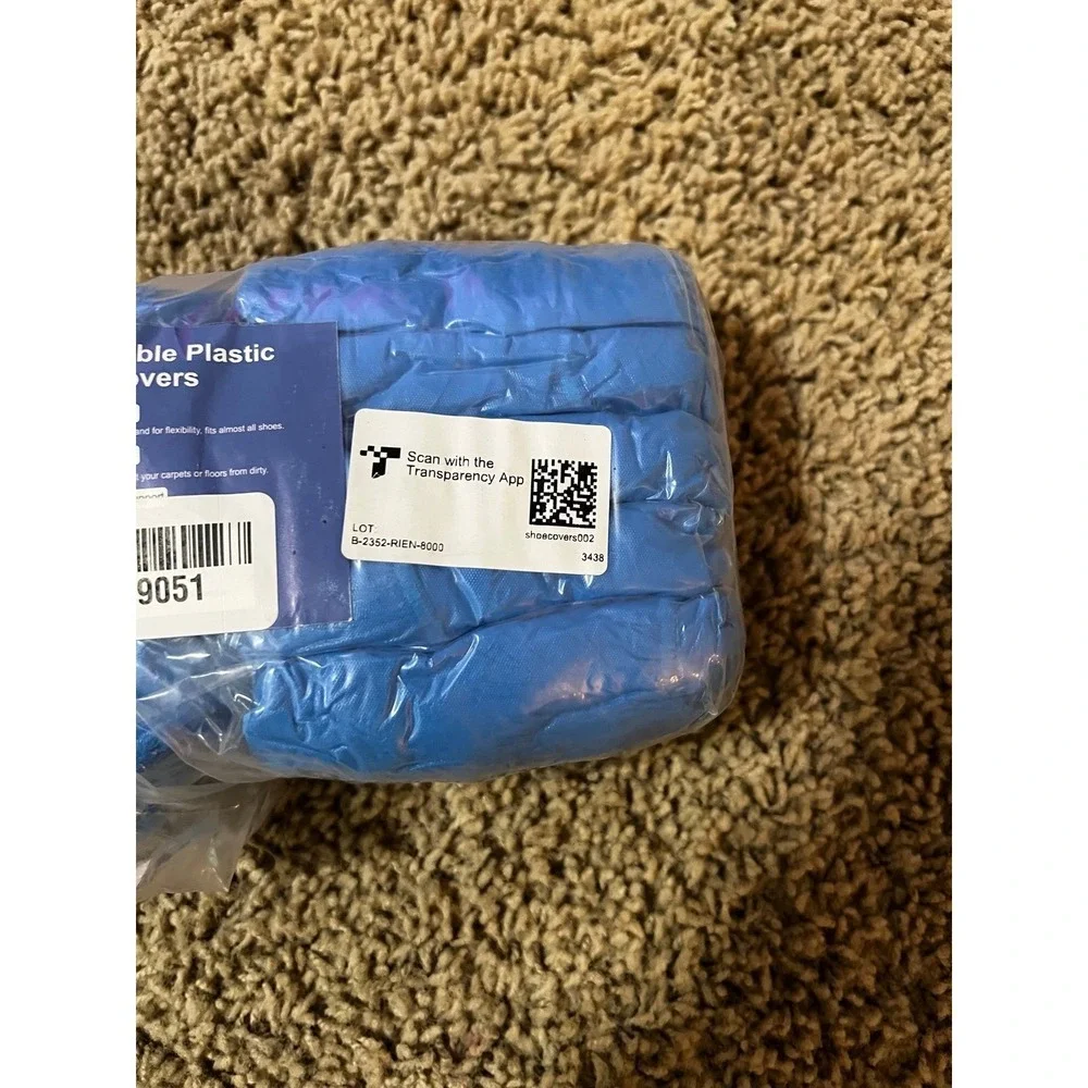 Shoe Covers Disposable Non Slip - Pack of 100 (50 Pairs), Premium Waterproof and